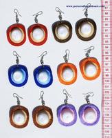 Hat shape earrings
