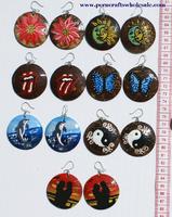 Round coco earrings