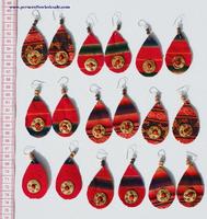 Red earrings