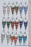 Alpaca color pearls earrings