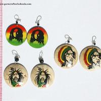 Coconut rasta earrings