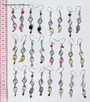 Boucles d'oreilles cristal de murano