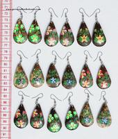 Coconut flower earrings