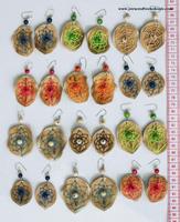 Brazilian thread earrings