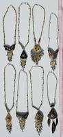 Collares de bambú y cacho