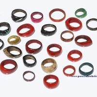 Colored coconut rings