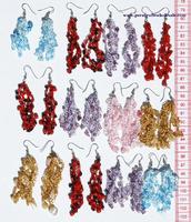 Pearl colored earrings