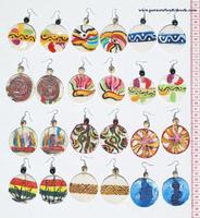 Round ethnic earrings