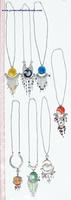Grandes collares de cristal de color
