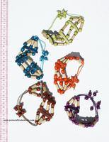 Bamboo and seeds bracelets
