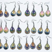 Small bright thread earrings