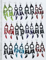 Carved tagua earrings