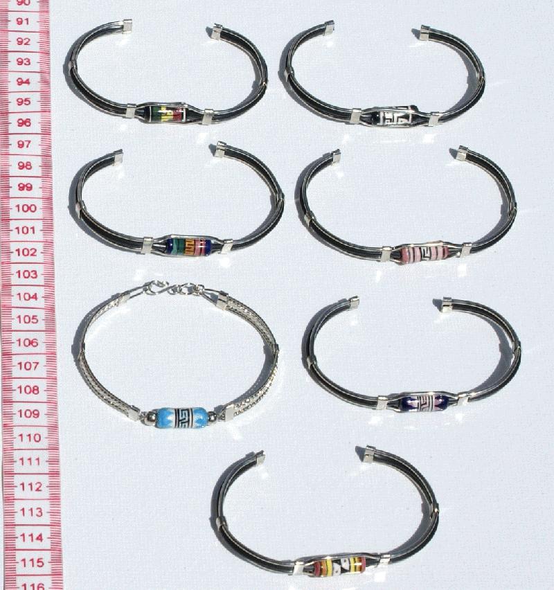 Metal cuff bracelets, Peruvian Natural Handmade Jewelry in Bulk