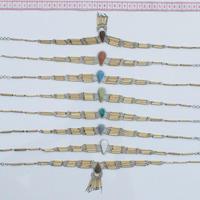 Bamboo piedra necklaces