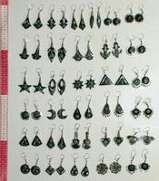Horn drop earrings