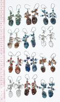 Agate stone earrings