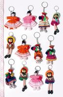 Llaveros de muñecas peruanas
